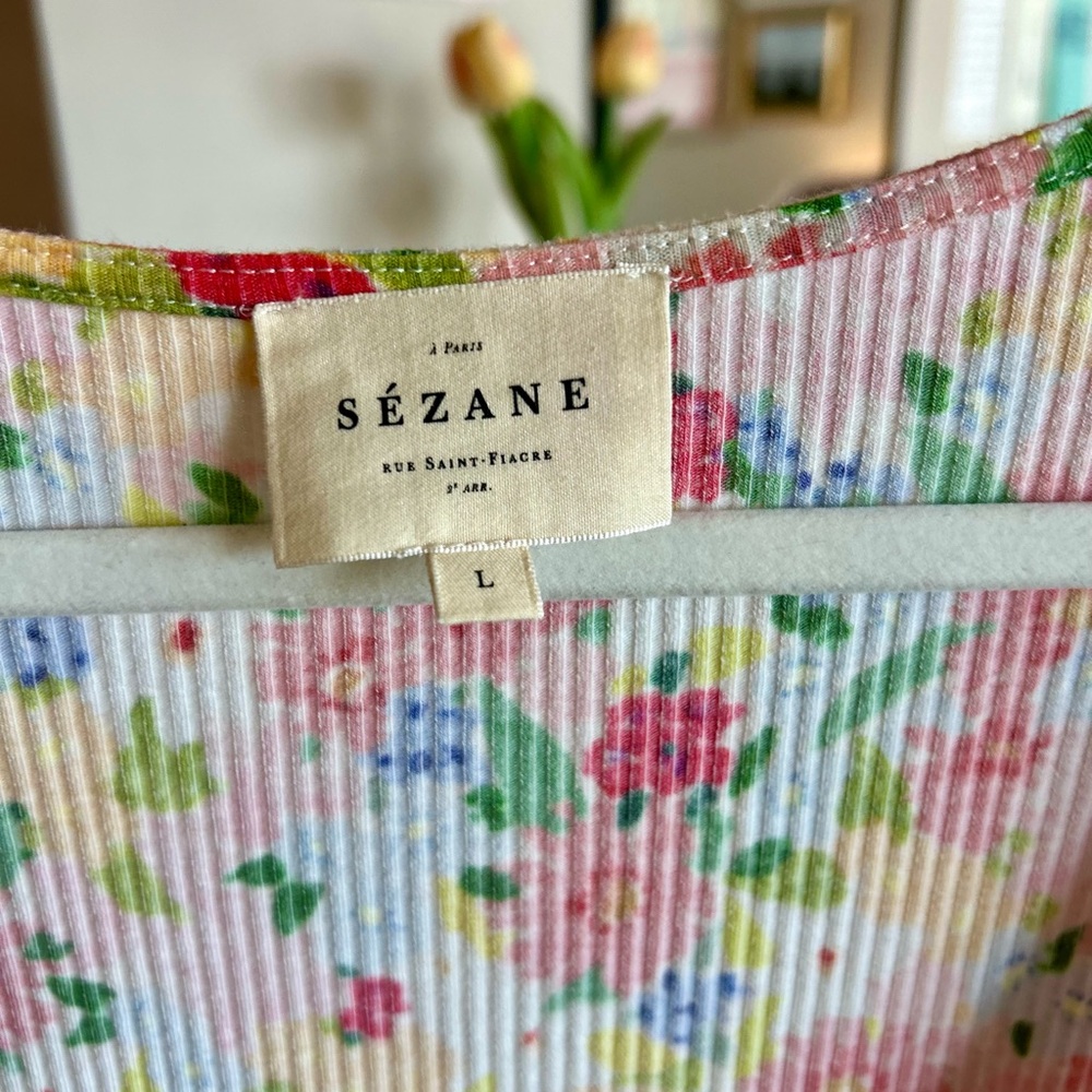 Sezane “Leo” Multicolor Floral Mini Dress - Picture 3 of 5